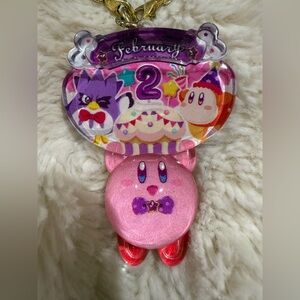 Kirby puff clear keychain “February”